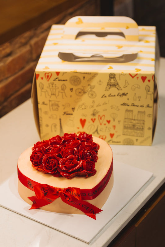 Red Rose Sweet Cake